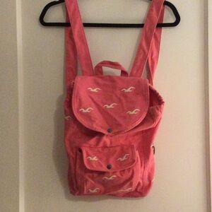 Hollister Pink Backpack